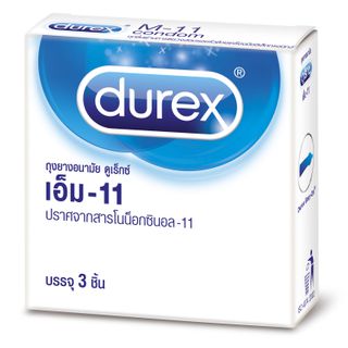 "ดูเร็กซ์ เอ็ม- 11  ปราศจากสารโนน็อกซินอล-11"